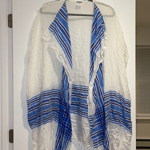 JCrew poncho cover up